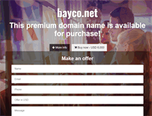 Tablet Screenshot of bayco.net